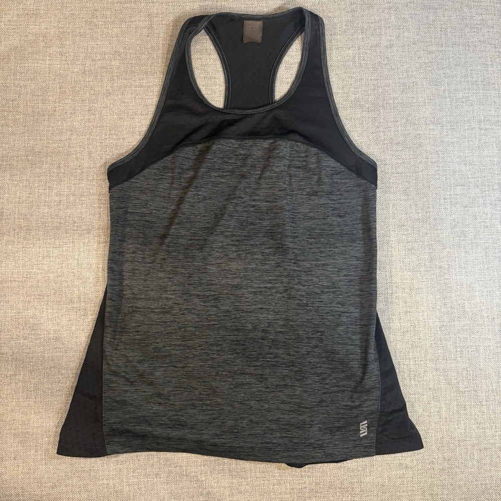 90 Degree By Reflex Womens Large Black Racerback Athletic Tank Top‎ Workout Gym
